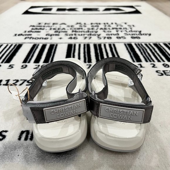 Teva X Christian Cowan Silver Glitter XLT2 Hurricane Strap Sandals - Picture 8 of 10